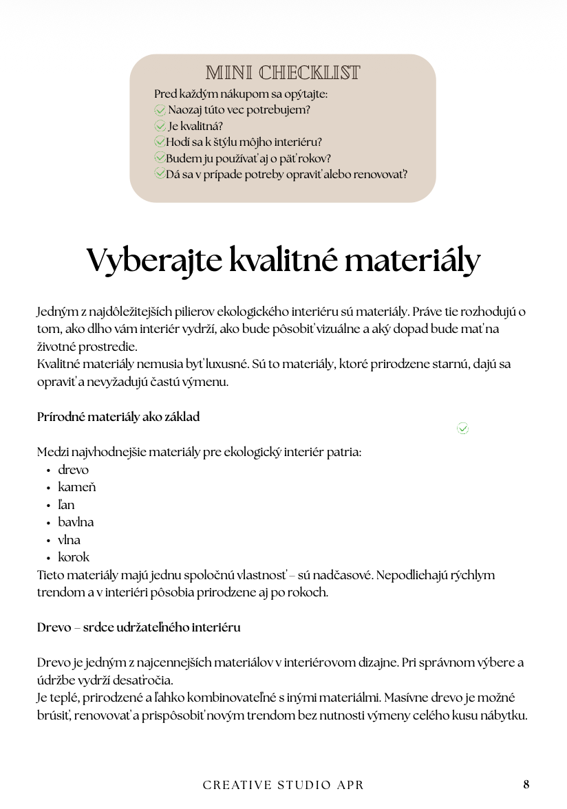 Ebook Ekologický interiér