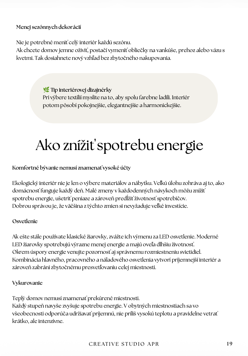 Ebook Ekologický interiér